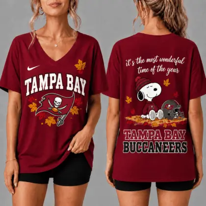 Tampa Bay Buccaneers | Premium NFL Fall Football Season Comfort V-neck NY