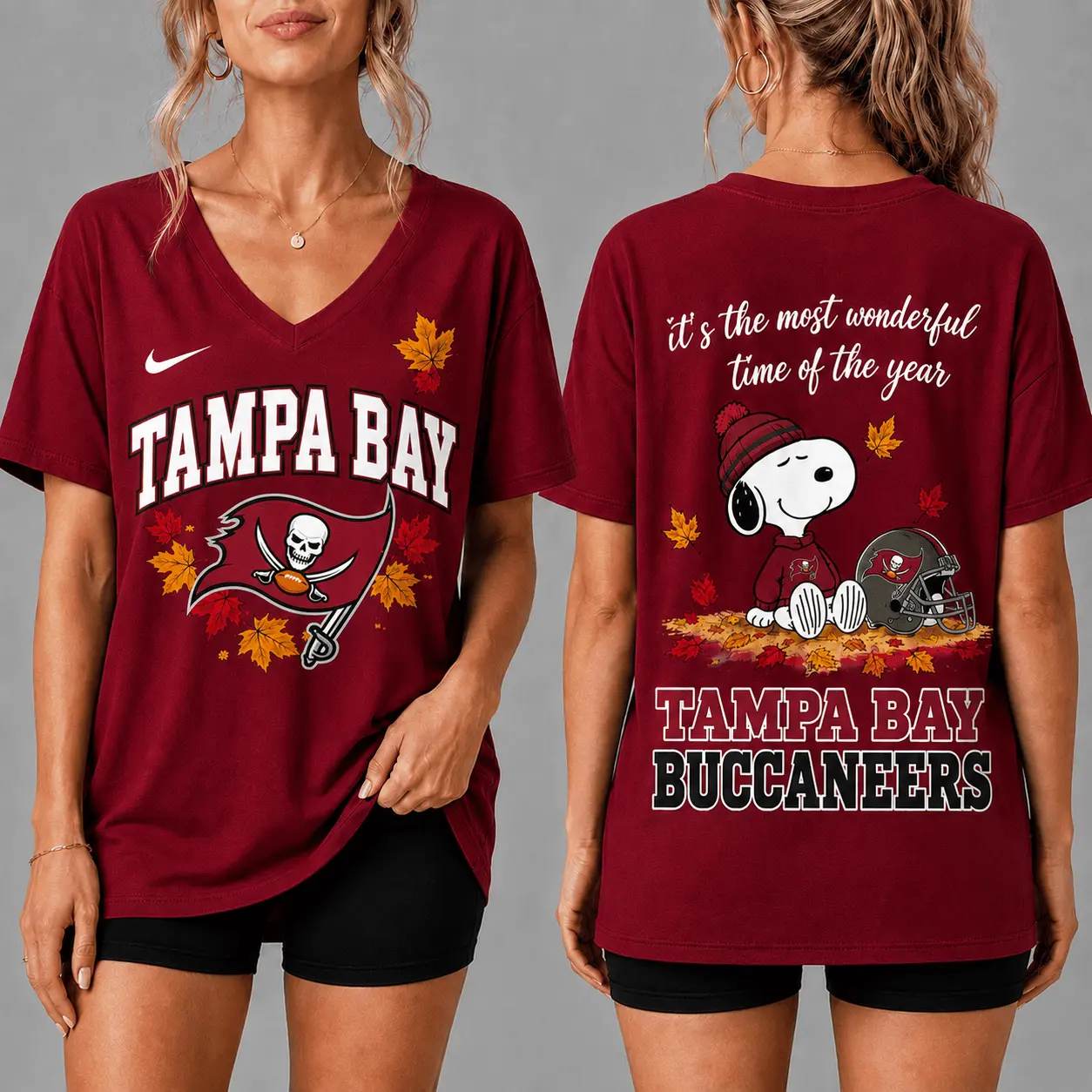 Tampa Bay Buccaneers | Premium NFL Fall Football Season Comfort V-neck NY