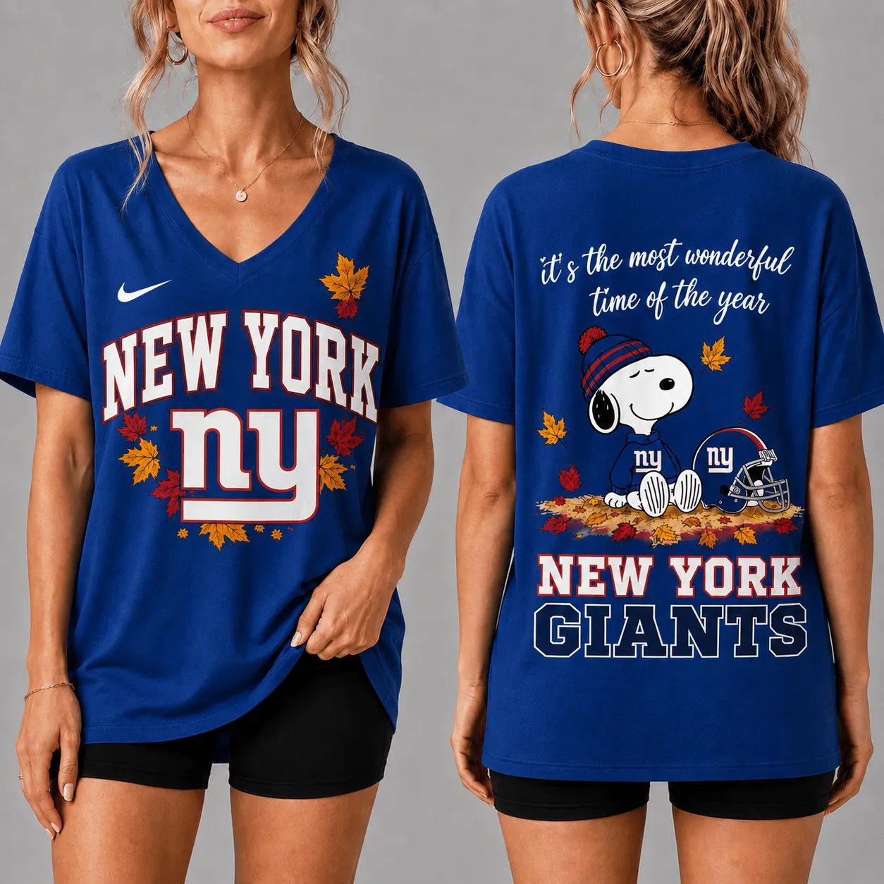 New York Giants | Premium NFL Fall Football Season Comfort V-neck NY