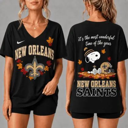 New Orleans Saints | Premium NFL Fall Football Season Comfort V-neck NY