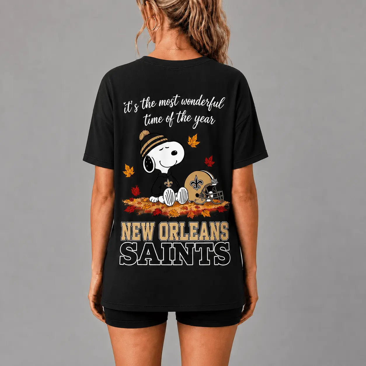New Orleans Saints | Premium NFL Fall Football Season Comfort V-neck NY - Image 3