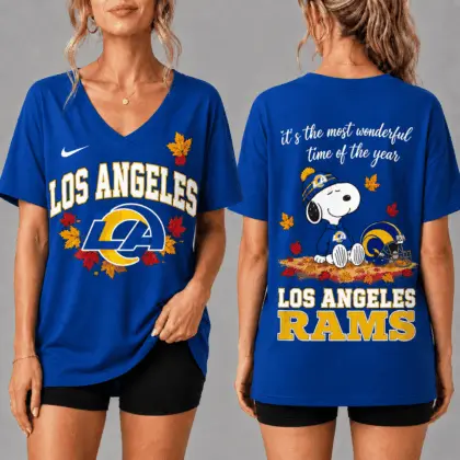 Los Angeles Rams | Premium NFL Fall Football Season Comfort V-neck NY