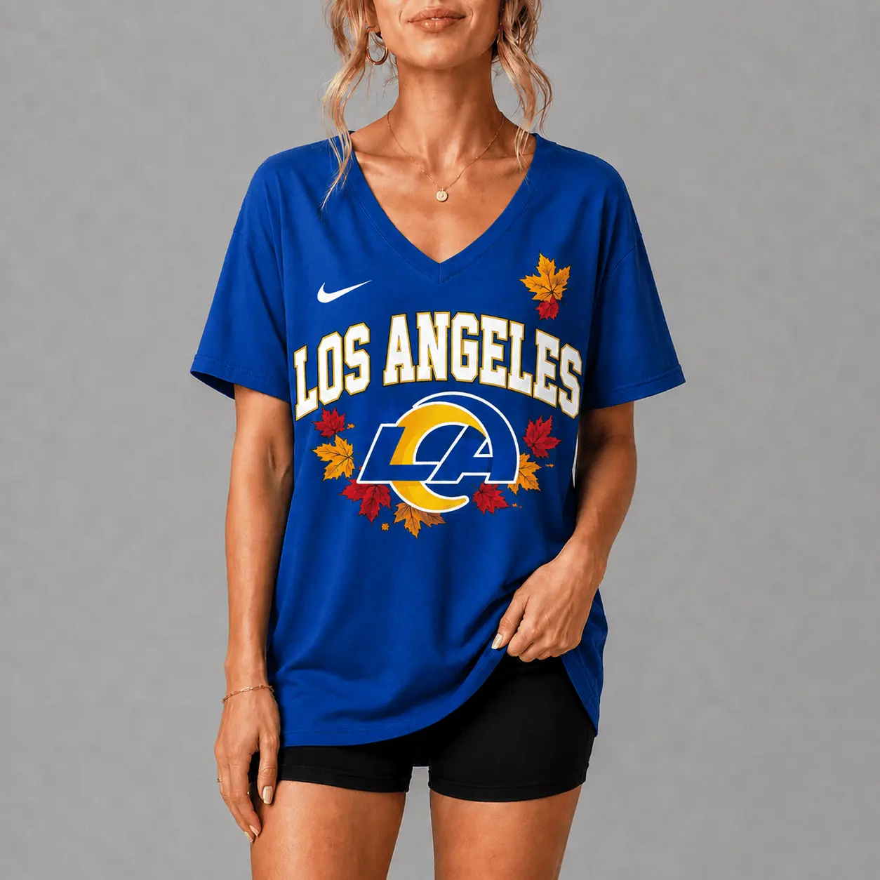 Los Angeles Rams | Premium NFL Fall Football Season Comfort V-neck NY - Image 2
