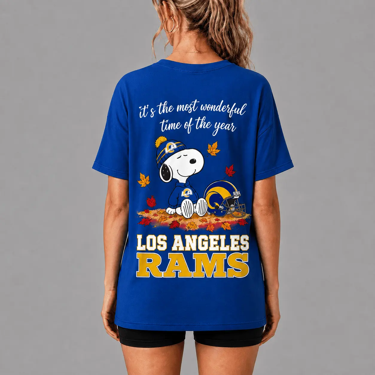 Los Angeles Rams | Premium NFL Fall Football Season Comfort V-neck NY - Image 3