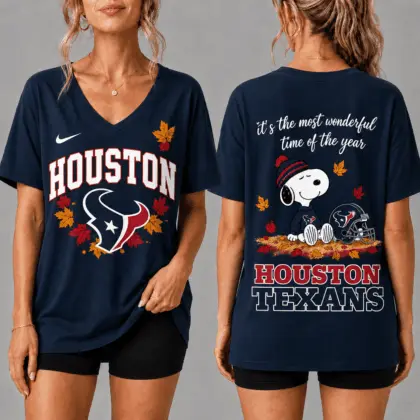 Houston Texans | Premium NFL Fall Football Season Comfort V-neck NY