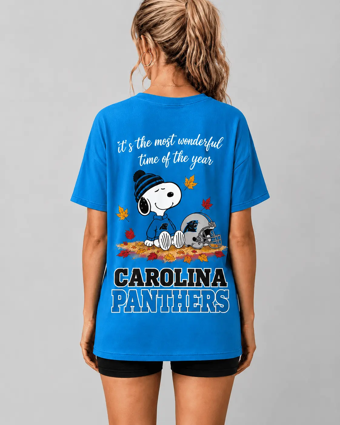 Carolina Panthers | Premium NFL Fall Football Season Comfort V-neck NY - Image 3