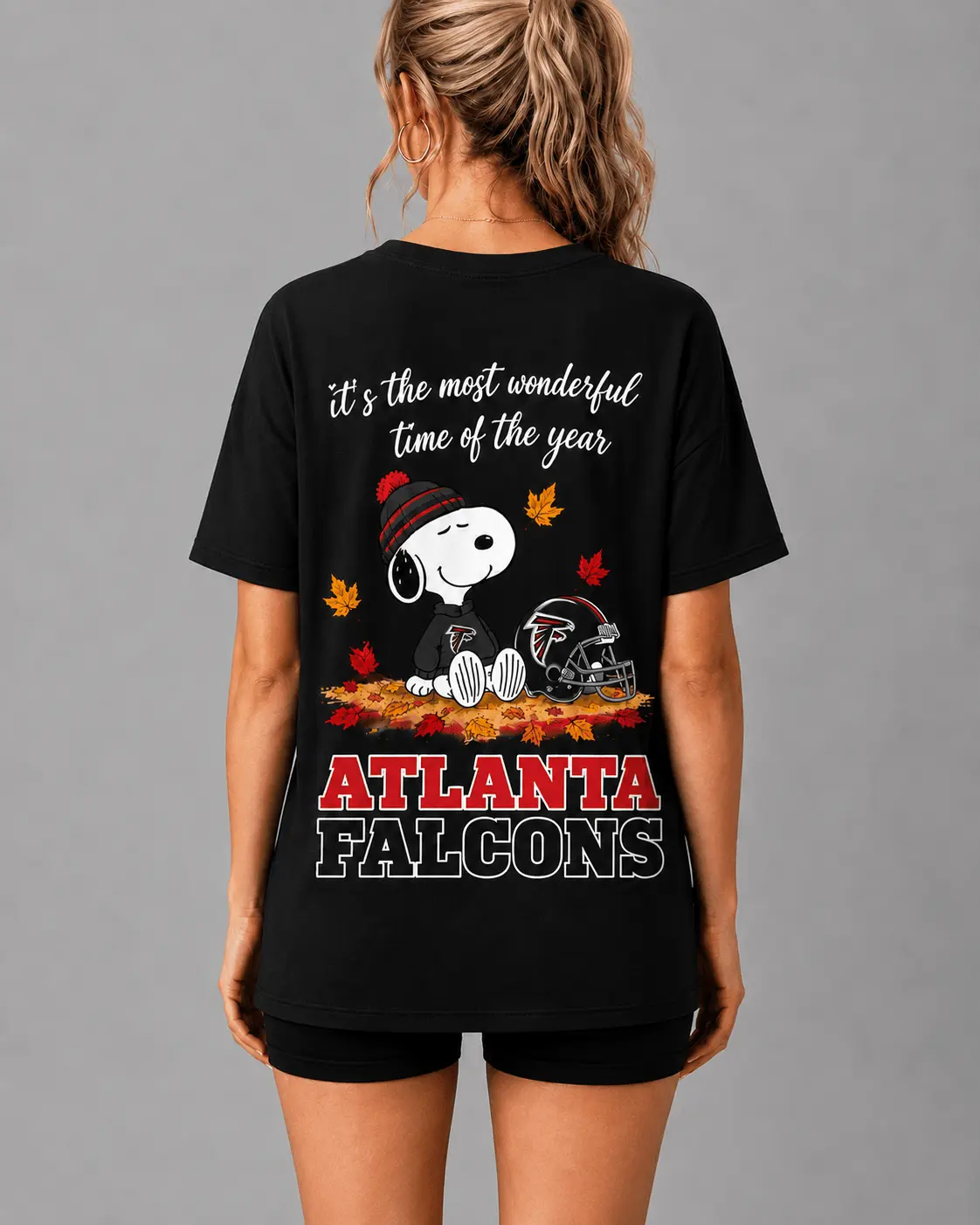 Atlanta Falcons | Premium NFL Fall Football Season Comfort V-neck NY - Image 3