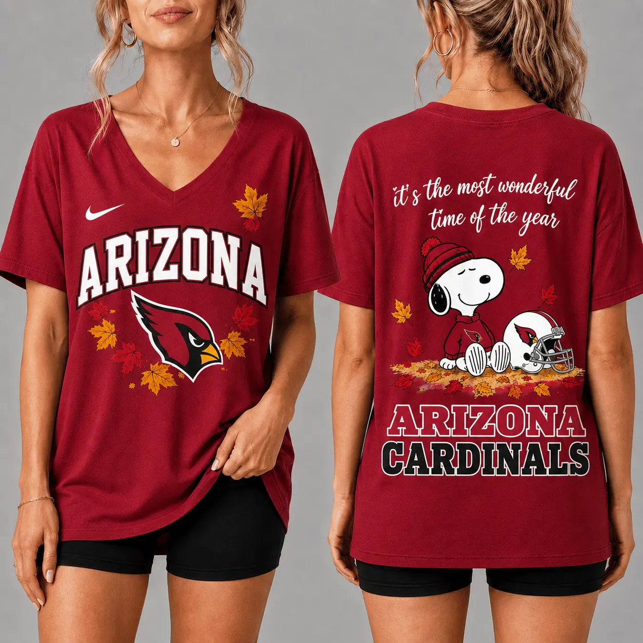 Arizona Cardinals | Premium NFL Fall Football Season Comfort V-neck NY
