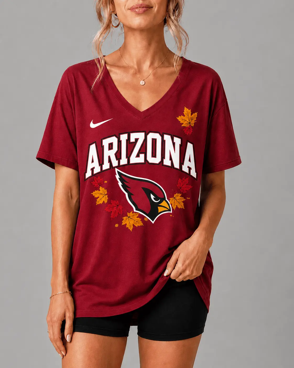 Arizona Cardinals | Premium NFL Fall Football Season Comfort V-neck NY - Image 2