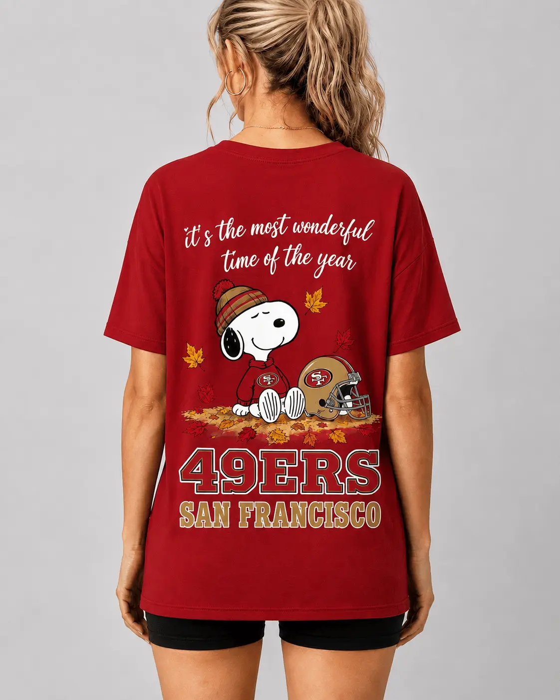 San Francisco 49ers | Premium NFL Fall Football Season Comfort V-neck NY - Image 3