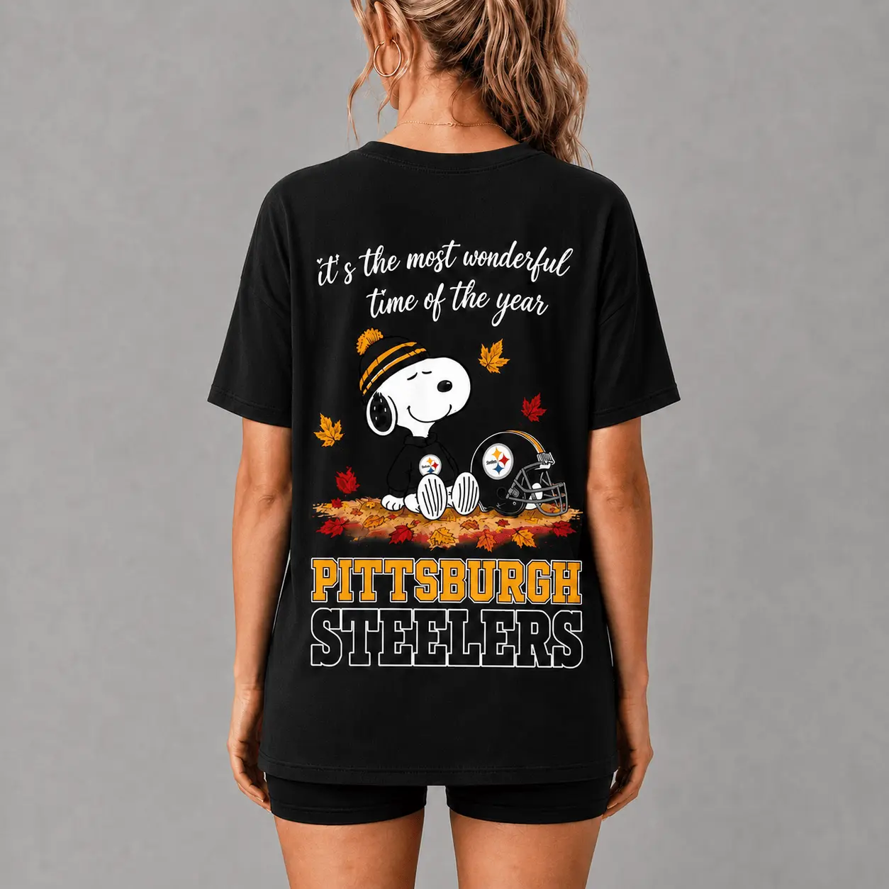 Pittsburgh Steelers | Premium NFL Fall Football Season Comfort V-neck NY - Image 3