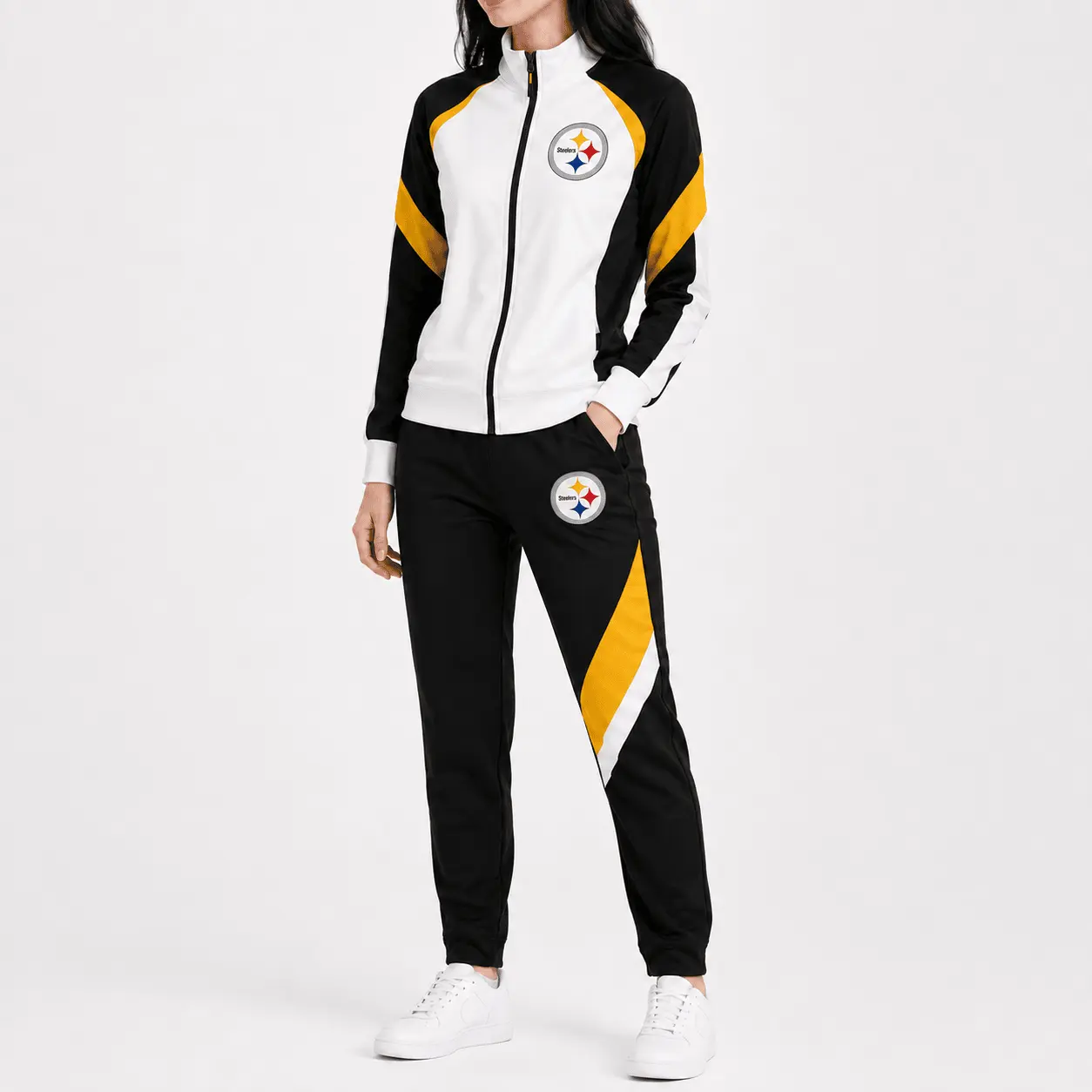 Pittsburgh Steelers | Premium NFL Sporty Combo Jacket & Jogger Set NTD - Image 2