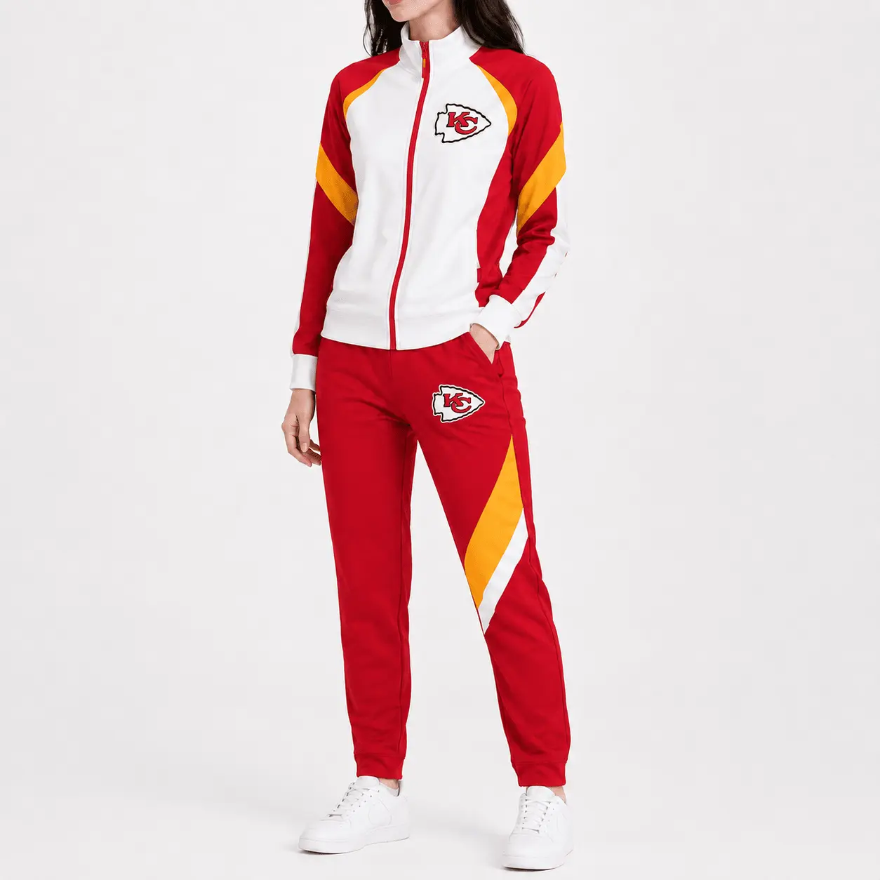 Kansas City Chiefs | Premium NFL Sporty Combo Jacket & Jogger Set NTD - Image 2