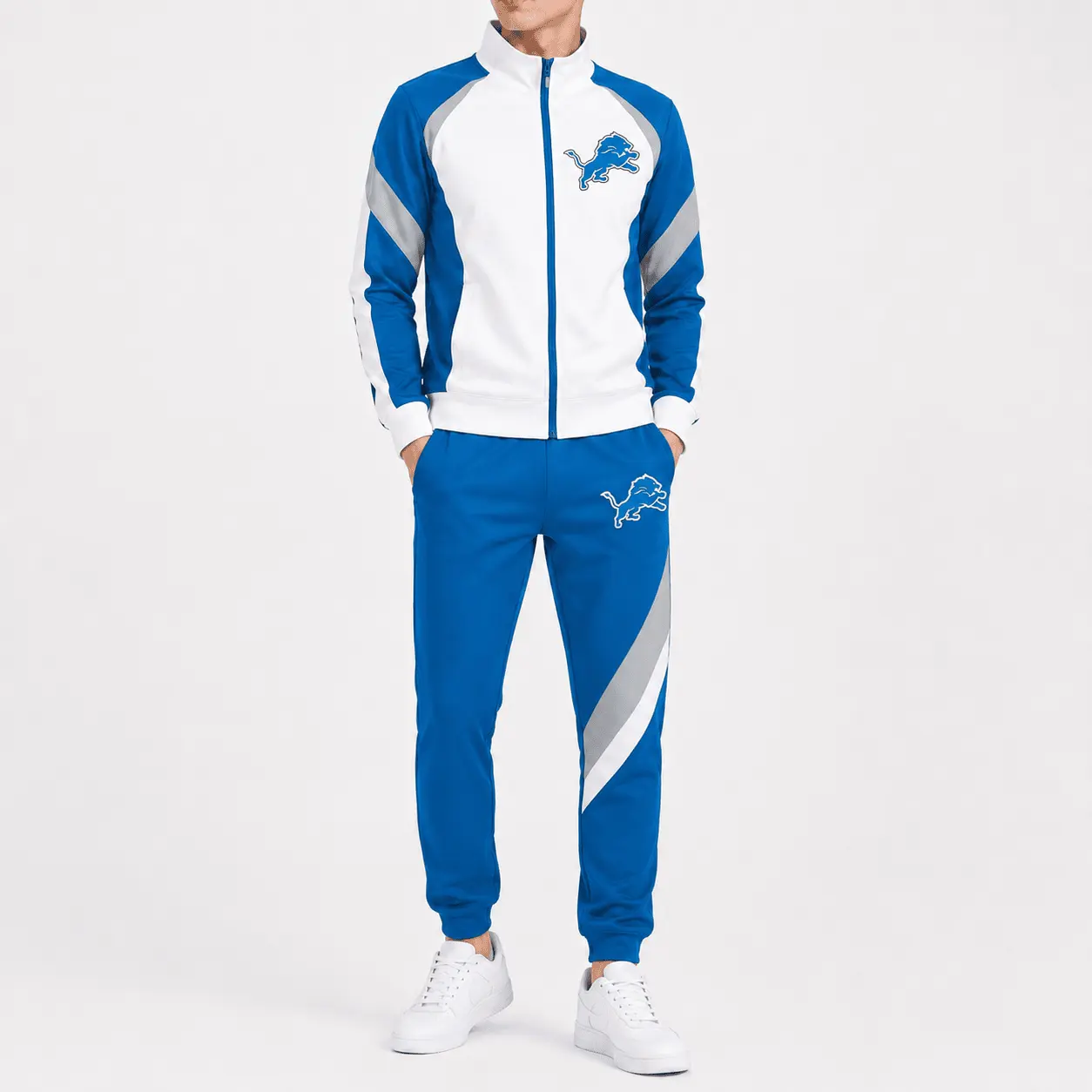 Detroit Lions | Premium NFL Sporty Combo Jacket & Jogger Set NTD