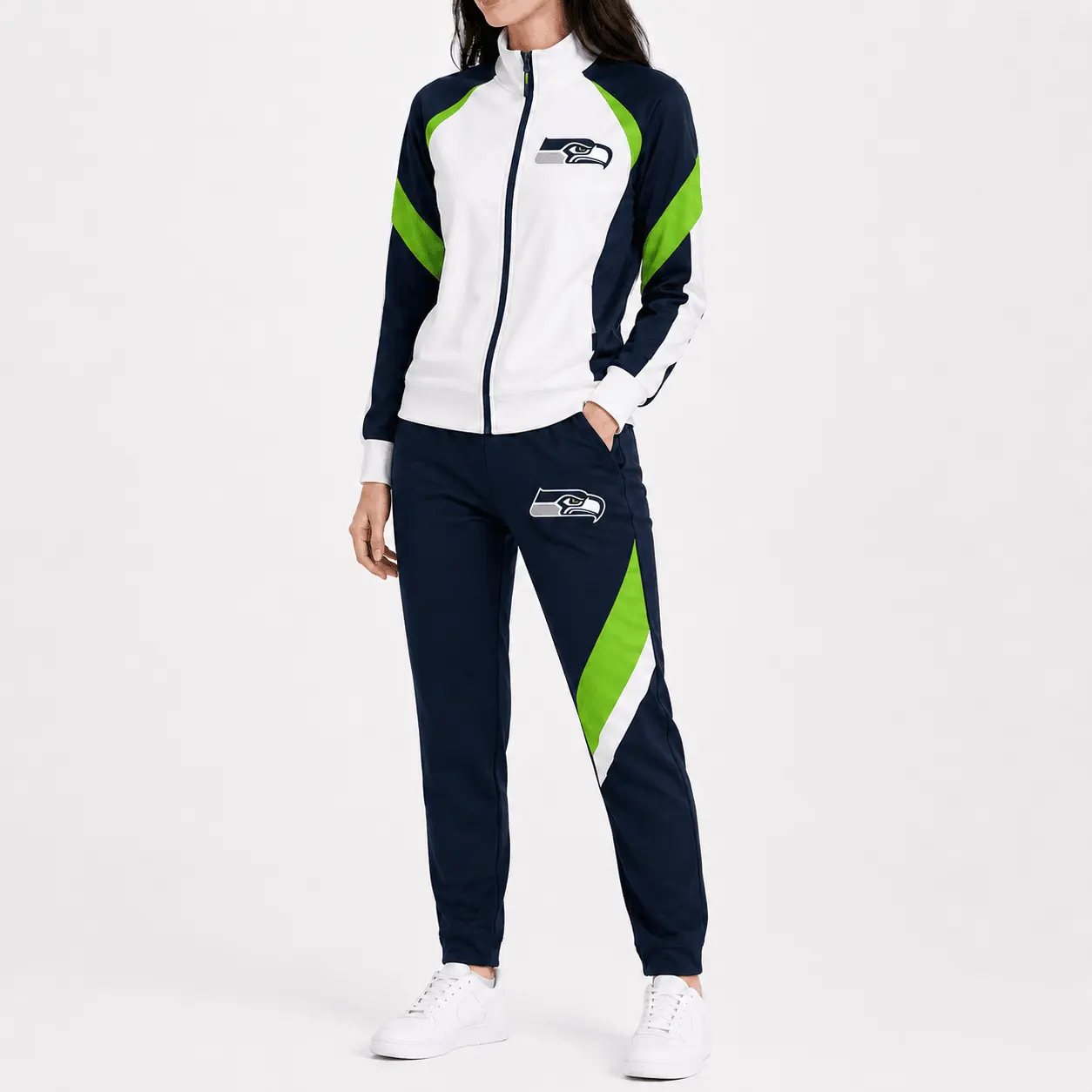 Seattle Seahawks | Premium NFL Sporty Combo Jacket & Jogger Set NTD - Image 2