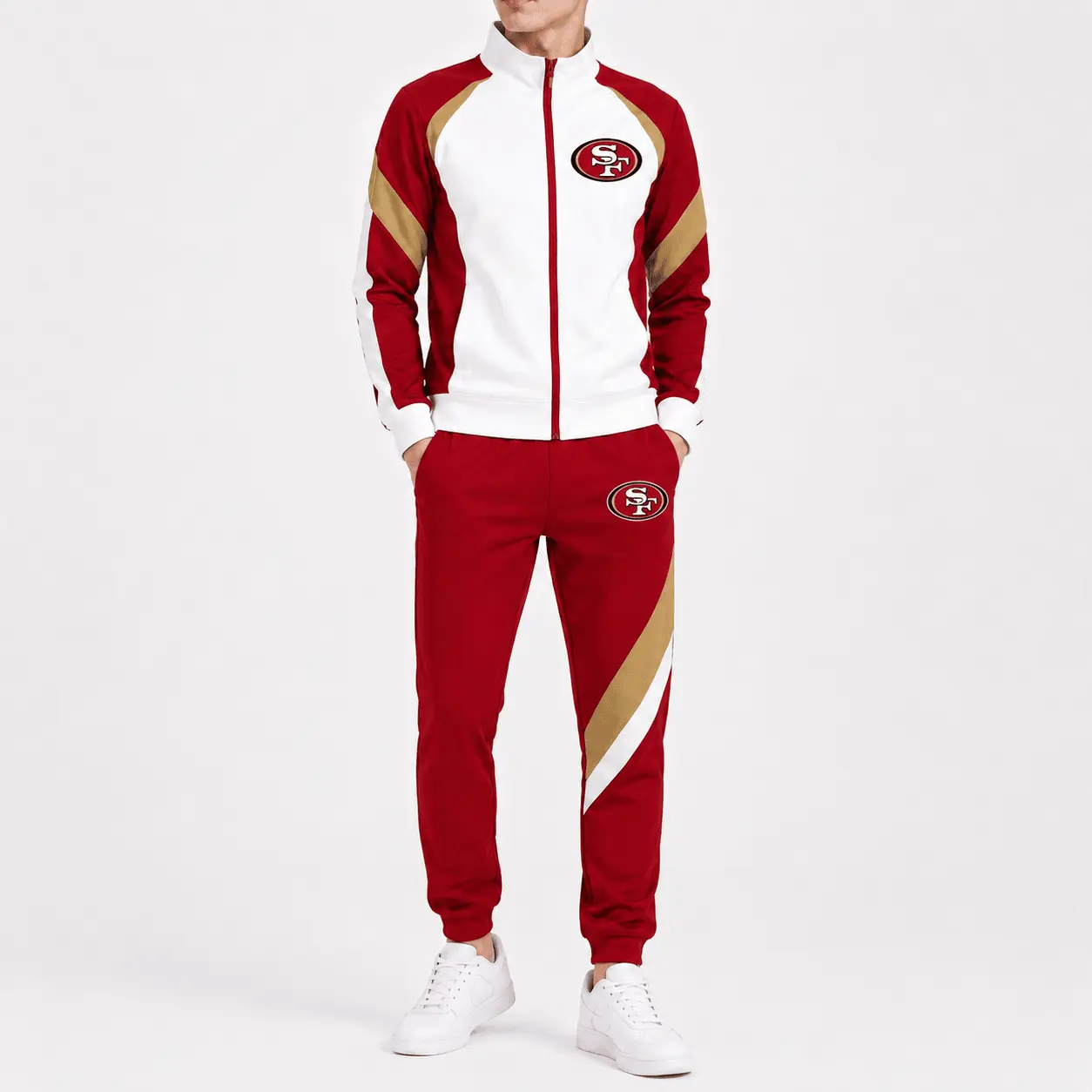 San Francisco 49ers | Premium NFL Sporty Combo Jacket & Jogger Set NTD