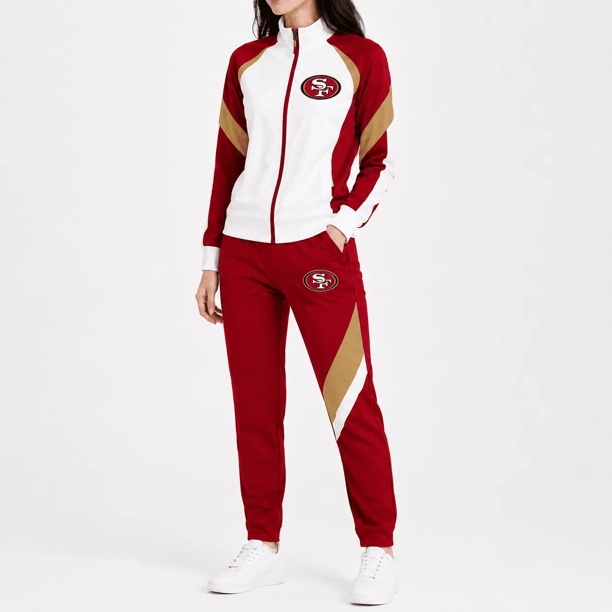 San Francisco 49ers | Premium NFL Sporty Combo Jacket & Jogger Set NTD - Image 2