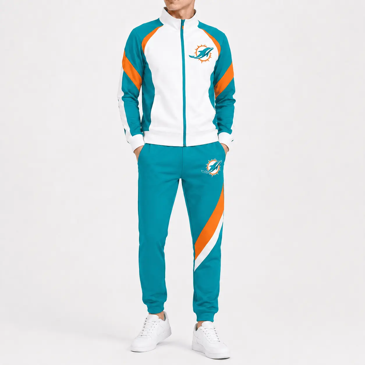 Miami Dolphins | Premium NFL Sporty Combo Jacket & Jogger Set NTD