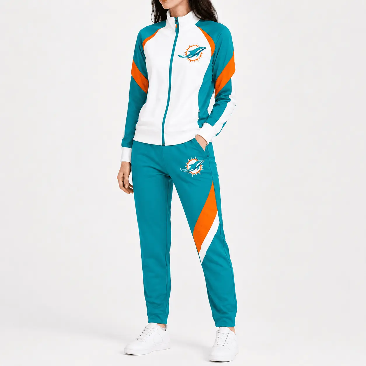 Miami Dolphins | Premium NFL Sporty Combo Jacket & Jogger Set NTD - Image 2