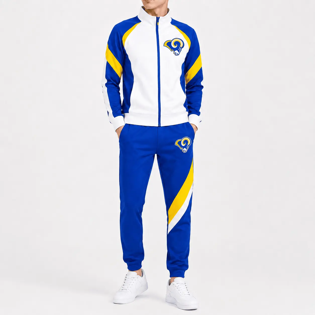 Los Angeles Rams | Premium NFL Sporty Combo Jacket & Jogger Set NTD