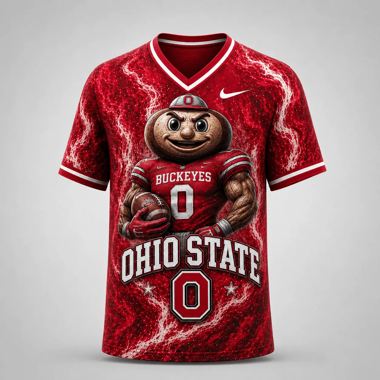 Ohio State Buckeyes | Premium NCAA Game Day Heritage Fan V-Neck NY - Image 2