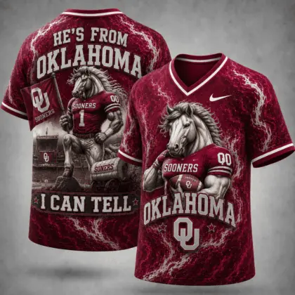 Oklahoma Sooners | Premium NCAA Game Day Heritage Fan V-Neck NY