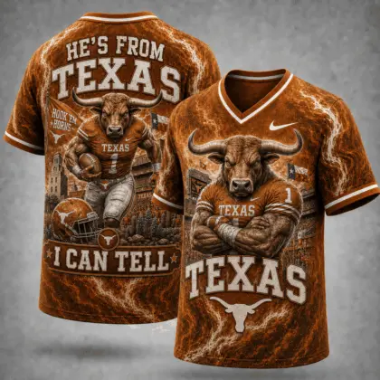 Texas Longhorns | Premium NCAA Game Day Heritage Fan V-Neck NY