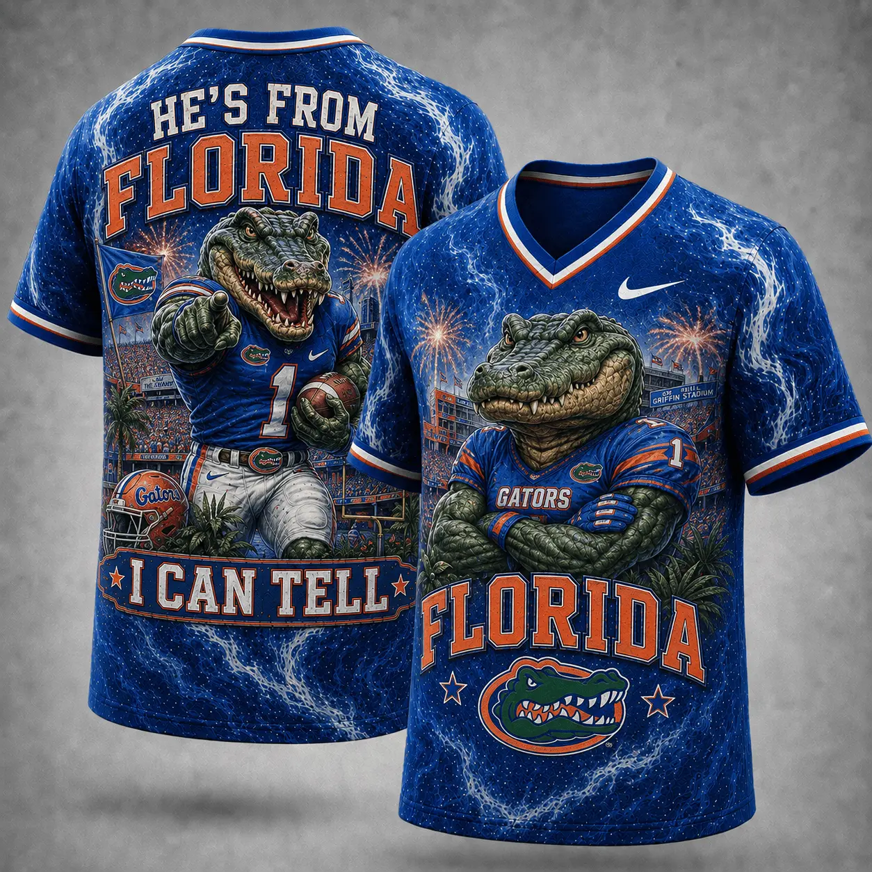 Florida Gators | Premium NCAA Game Day Heritage Fan V-Neck NY