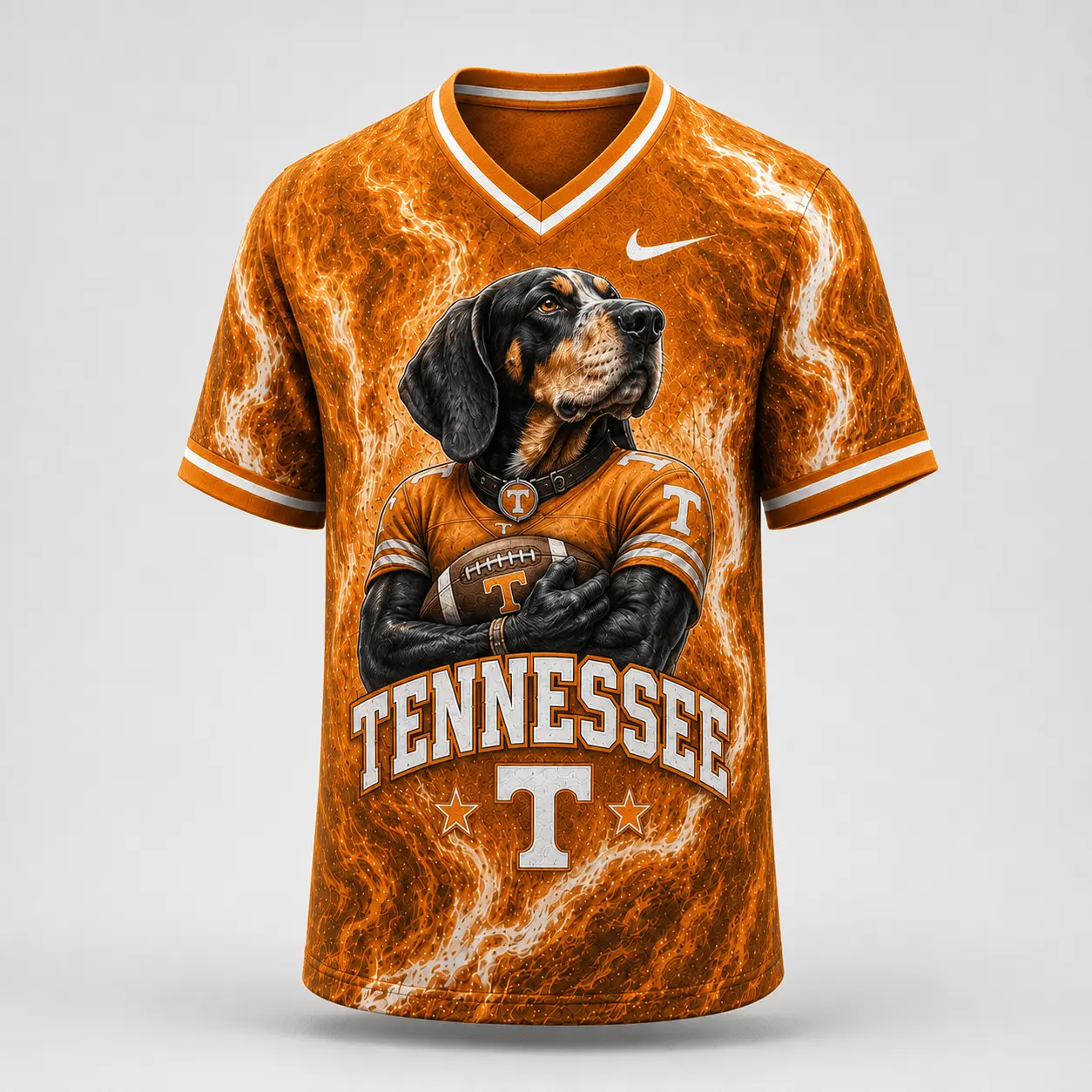 Tennessee Volunteers | Premium NCAA Game Day Heritage Fan V-Neck NY - Image 2