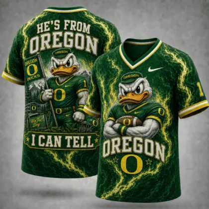 Oregon Ducks | Premium NCAA Game Day Heritage Fan V-Neck NY