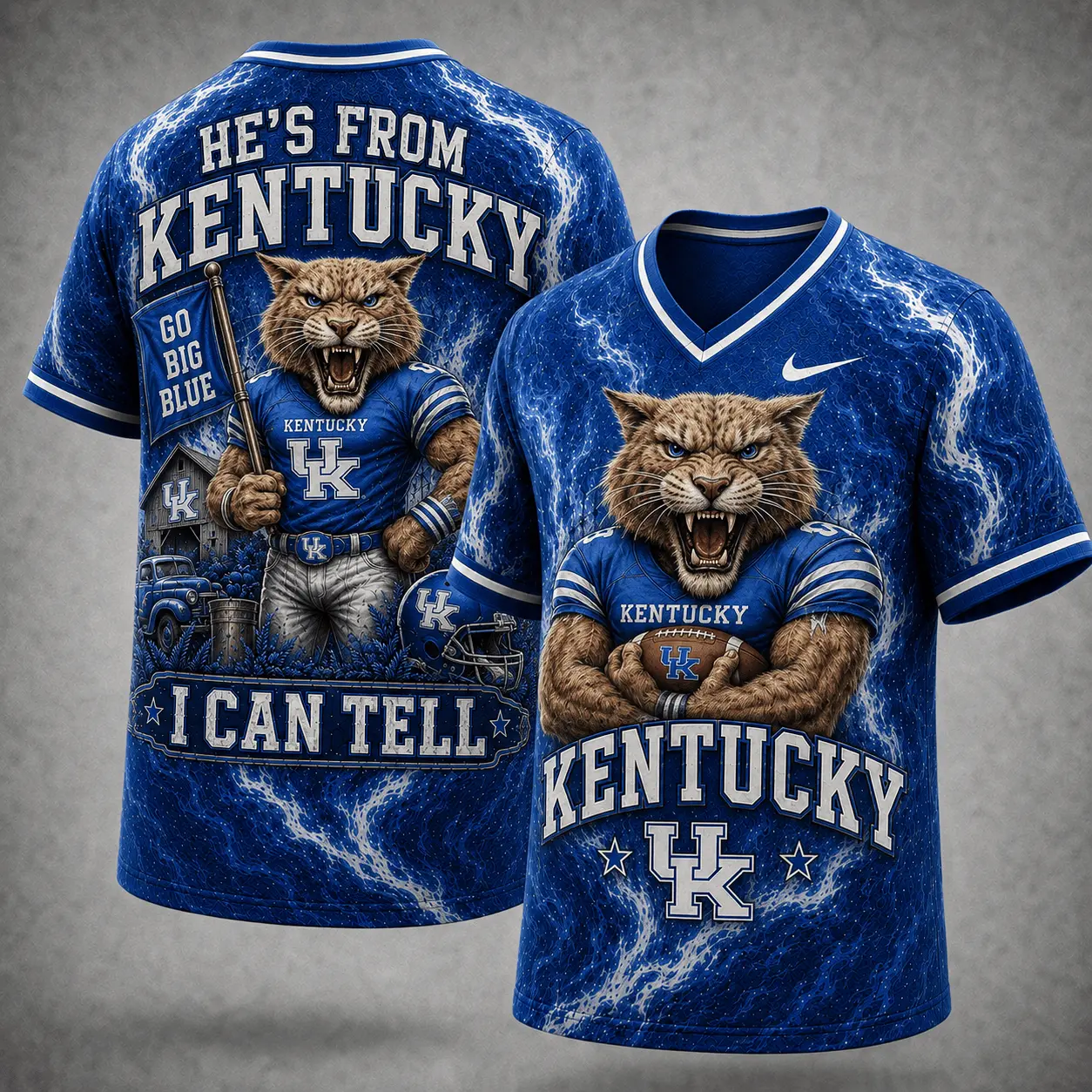 Kentucky Wildcats | Premium NCAA Game Day Heritage Fan V-Neck NY