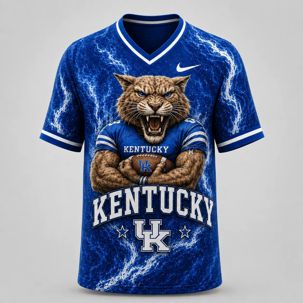 Kentucky Wildcats | Premium NCAA Game Day Heritage Fan V-Neck NY - Image 2