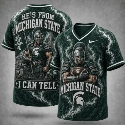Michigan State Spartans | Premium NCAA Game Day Heritage Fan V-Neck NY