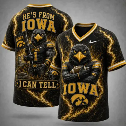 Iowa Hawkeyes | Premium NCAA Game Day Heritage Fan V-Neck NY