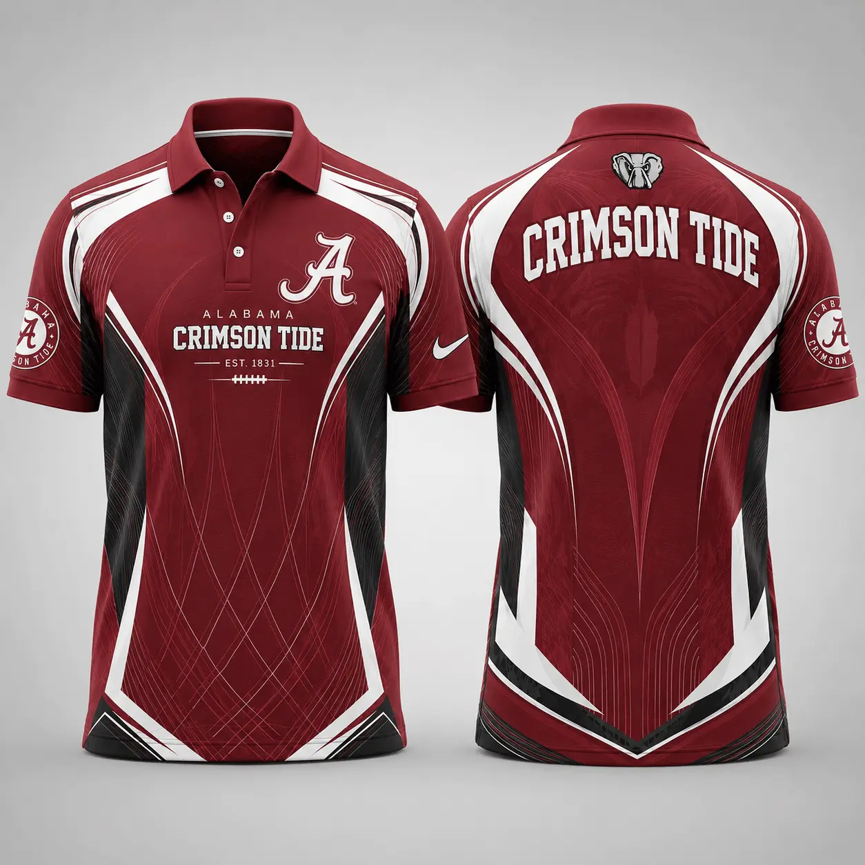 Alabama Crimson Tide | Premium NCAA Game Day Performance Polo NY