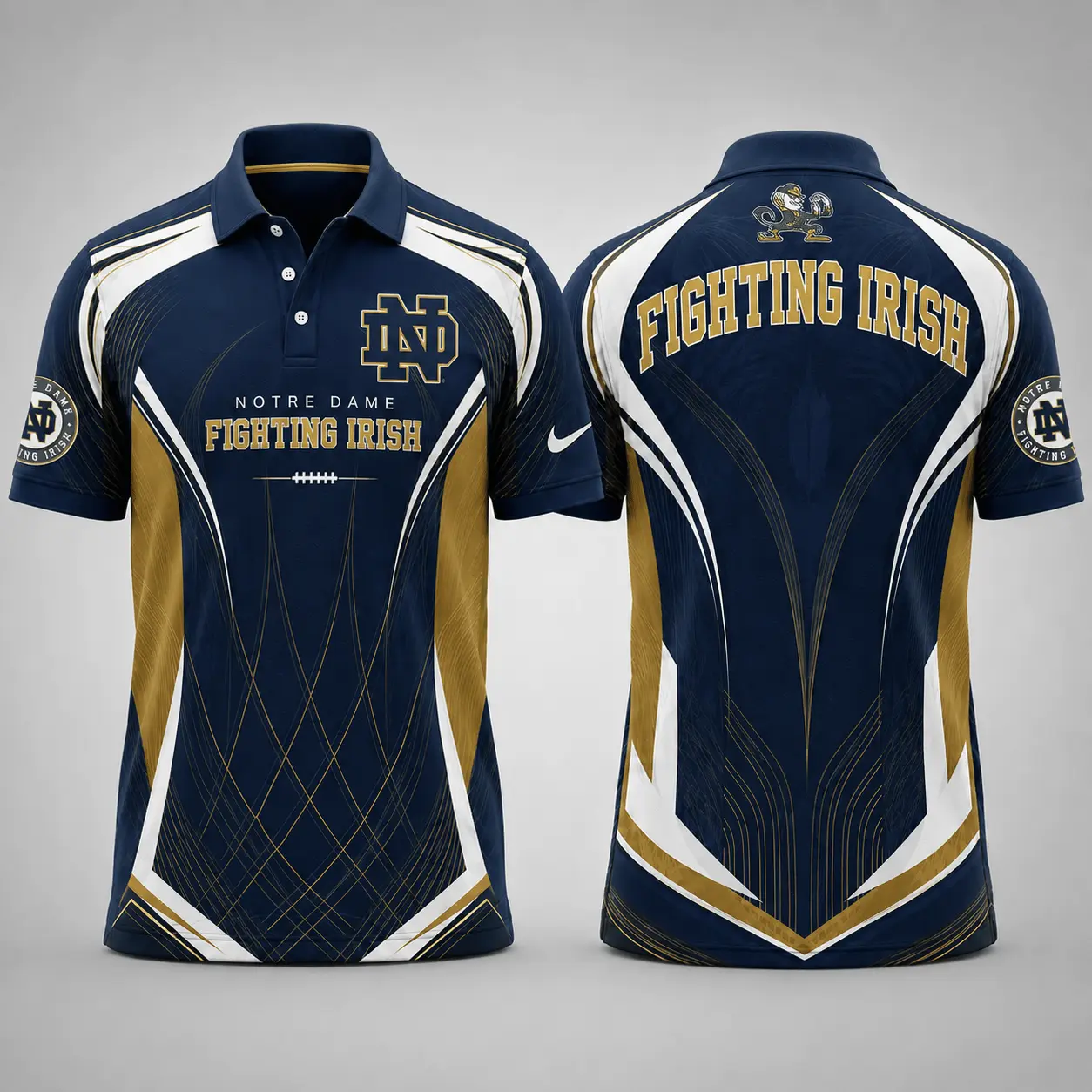 Notre Dame Fighting Irish | Premium NCAA Game Day Performance Polo NY