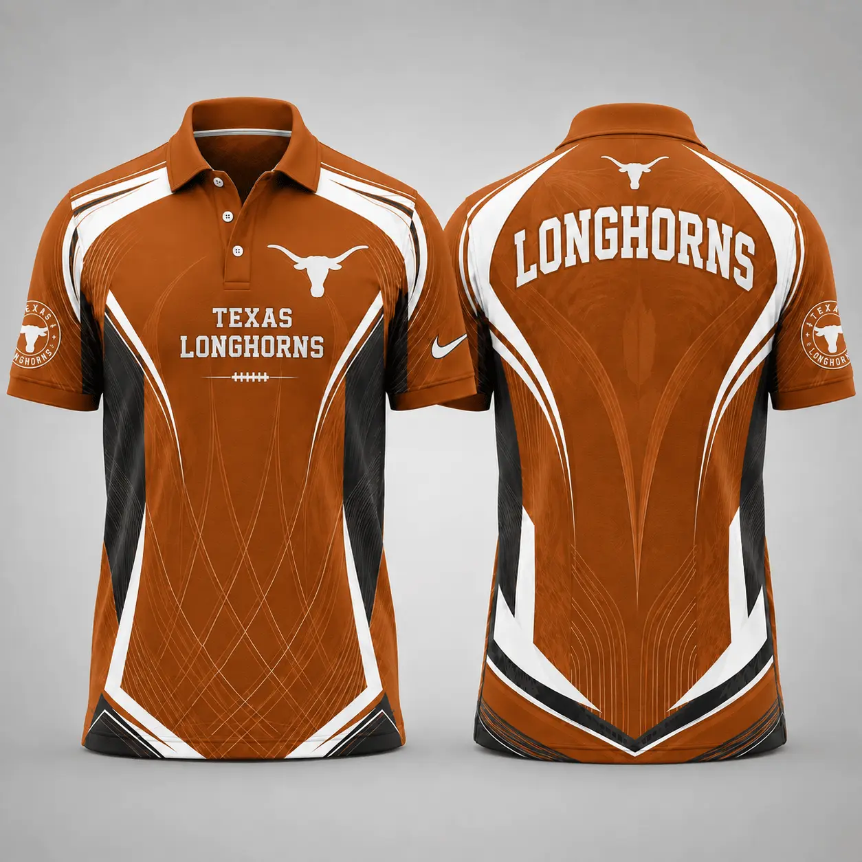 Texas Longhorns | Premium NCAA Game Day Performance Polo NY
