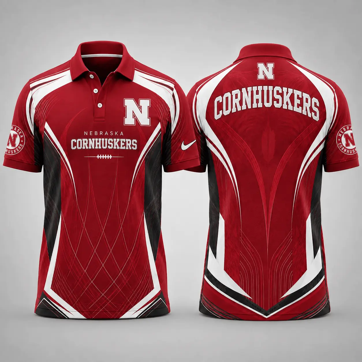 Nebraska Cornhuskers | Premium NCAA Game Day Performance Polo NY
