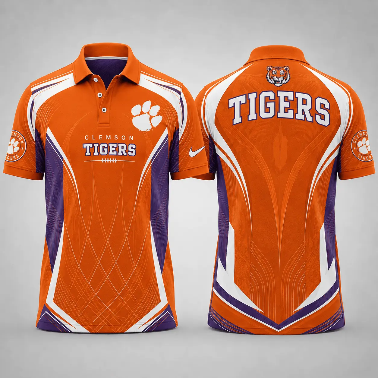 Clemson Tigers | Premium NCAA Game Day Performance Polo NY