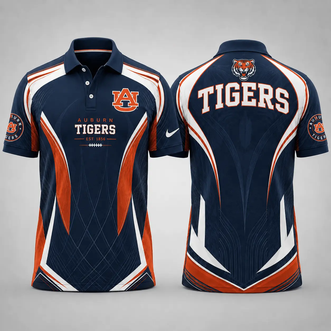 Auburn Tigers | Premium NCAA Game Day Performance Polo NY