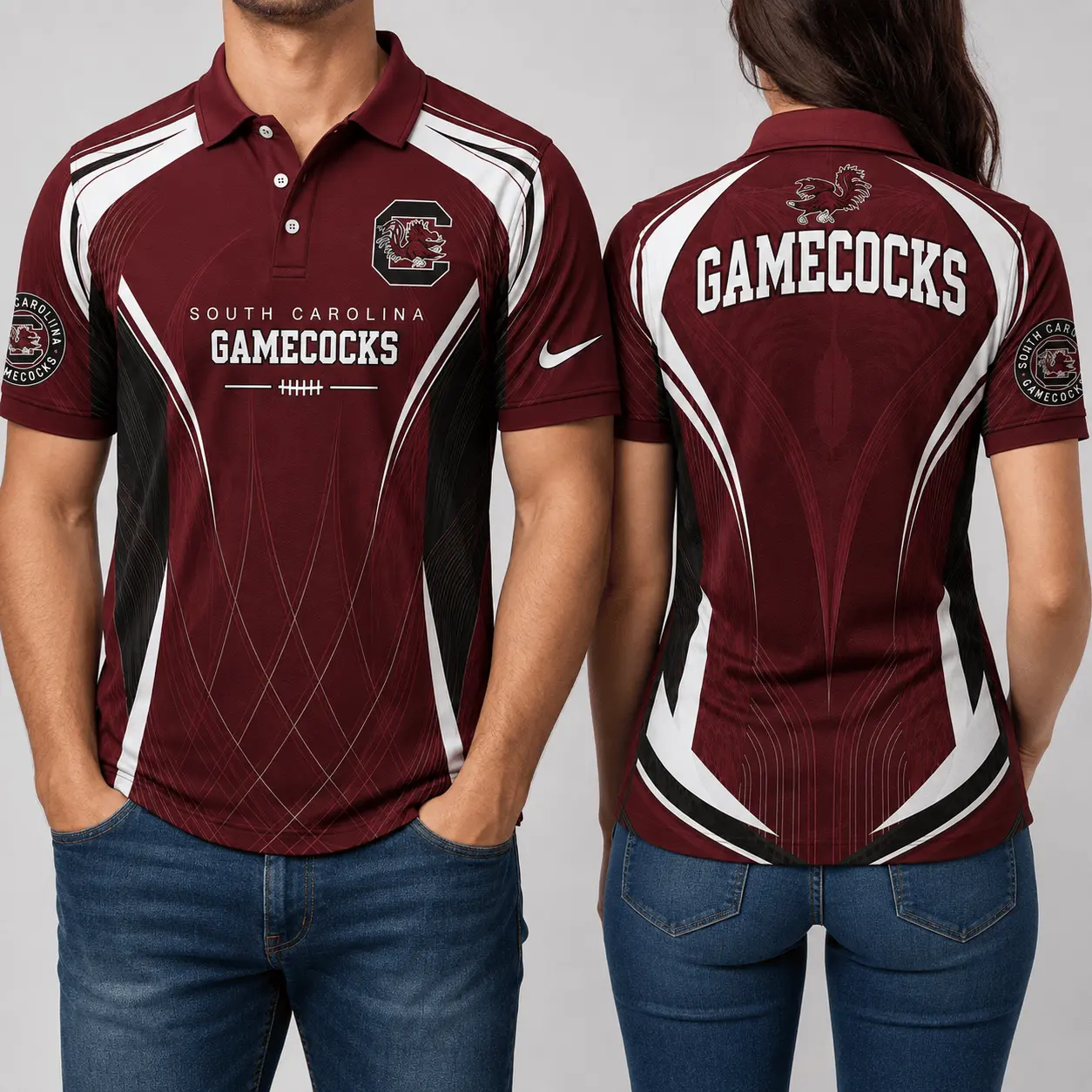 South Carolina Gamecocks | Premium NCAA Game Day Performance Polo NY - Image 2