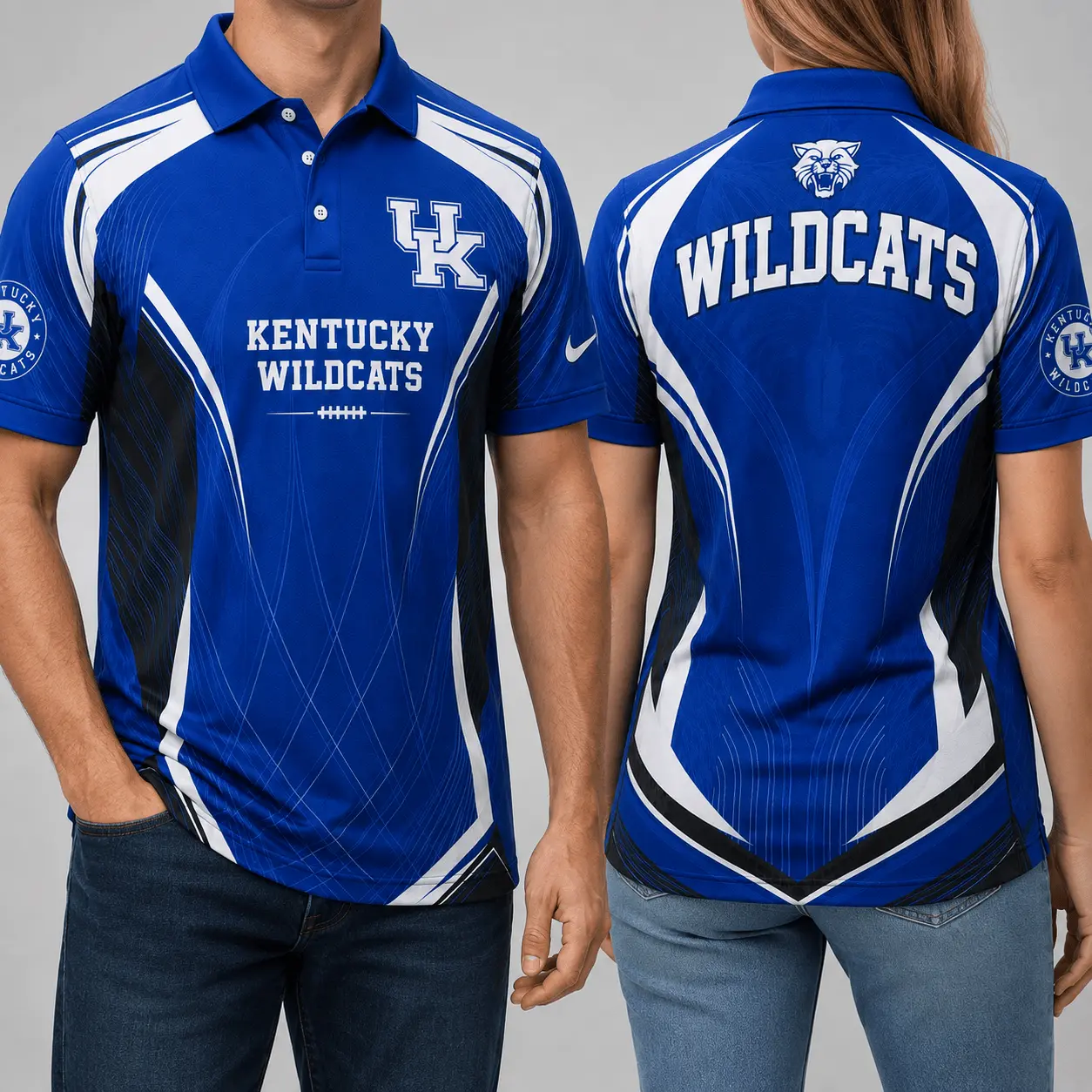 Kentucky Wildcats | Premium NCAA Game Day Performance Polo NY - Image 2