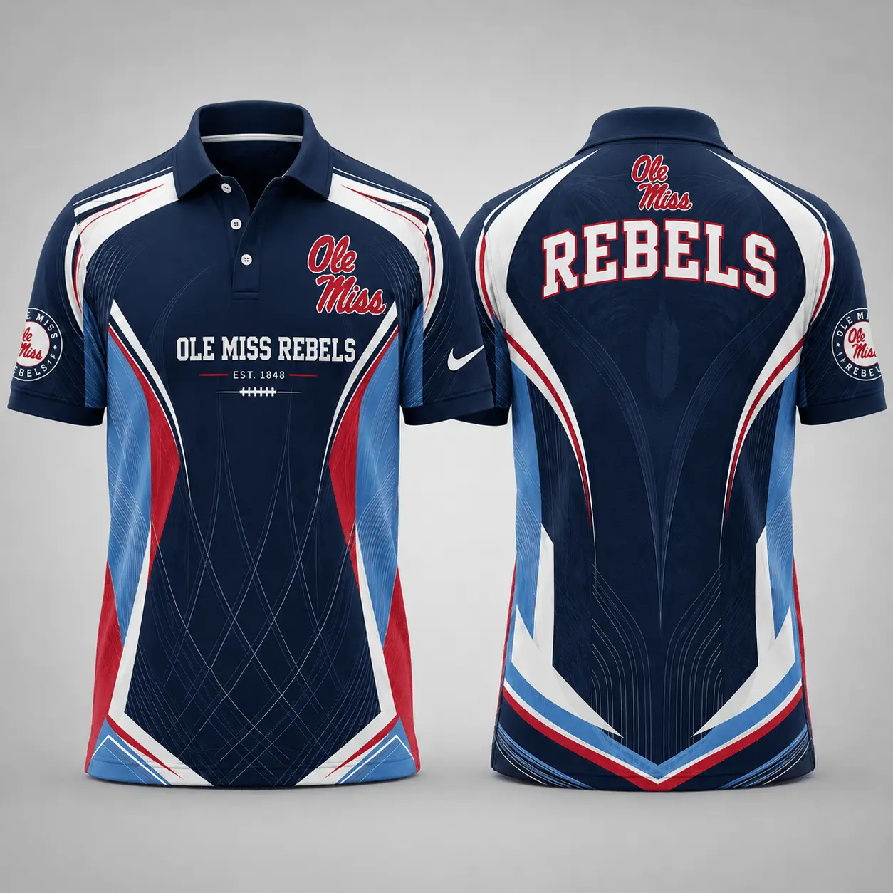 Ole Miss Rebels | Premium NCAA Game Day Performance Polo NY