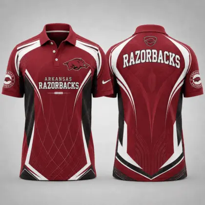 Arkansas Razorbacks | Premium NCAA Game Day Performance Polo NY