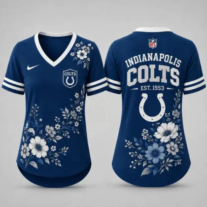 Indianapolis Colts | Premium NFL Gridiron Bloom V-neck NY