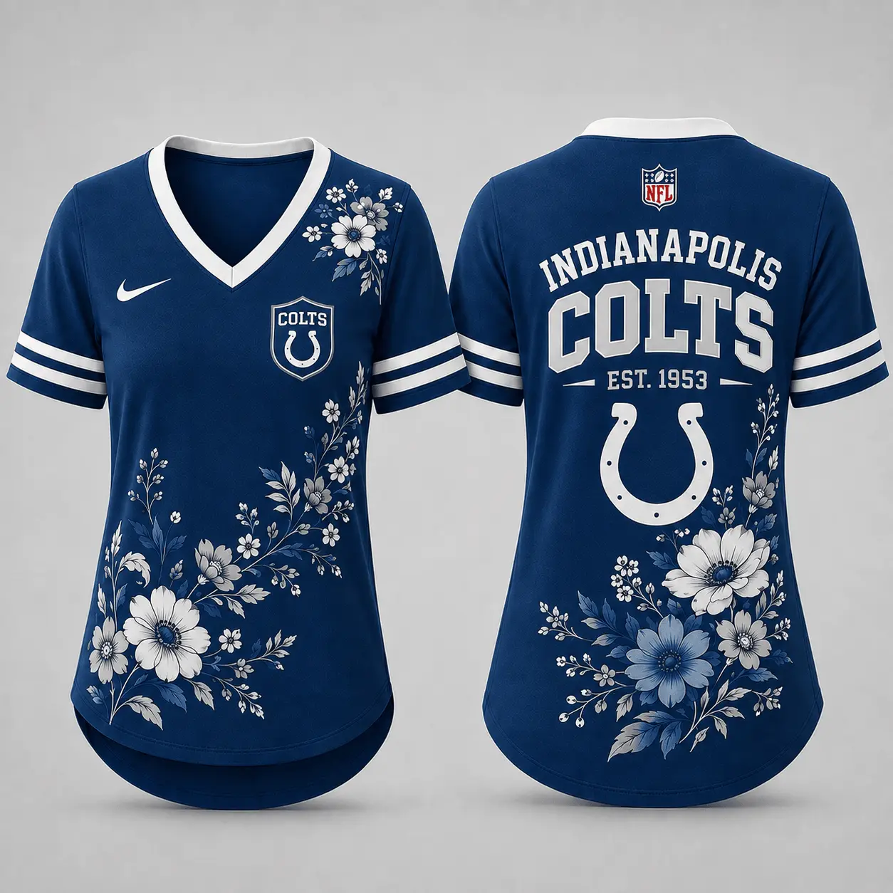 Indianapolis Colts | Premium NFL Gridiron Bloom V-neck NY