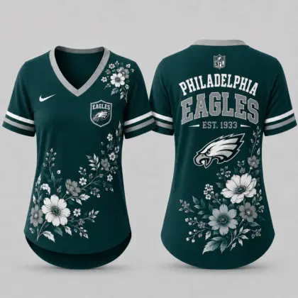Philadelphia Eagles | Premium NFL Gridiron Bloom V-neck NY