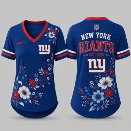 New York Giants | Premium NFL Gridiron Bloom V-neck NY