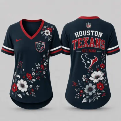 Houston Texans | Premium NFL Gridiron Bloom V-neck NY