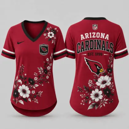 Arizona Cardinals | Premium NFL Gridiron Bloom V-neck NY